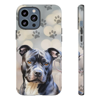 Staffordshire Bull Terrier by Tough Cases (Apple iPhone, Samsung Galaxy, and Google Pixel)