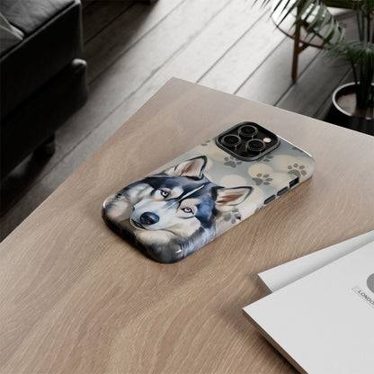 Siberian Husky Phone Cases by Tough Cases (Apple iPhone, Samsung Galaxy, and Google Pixel)