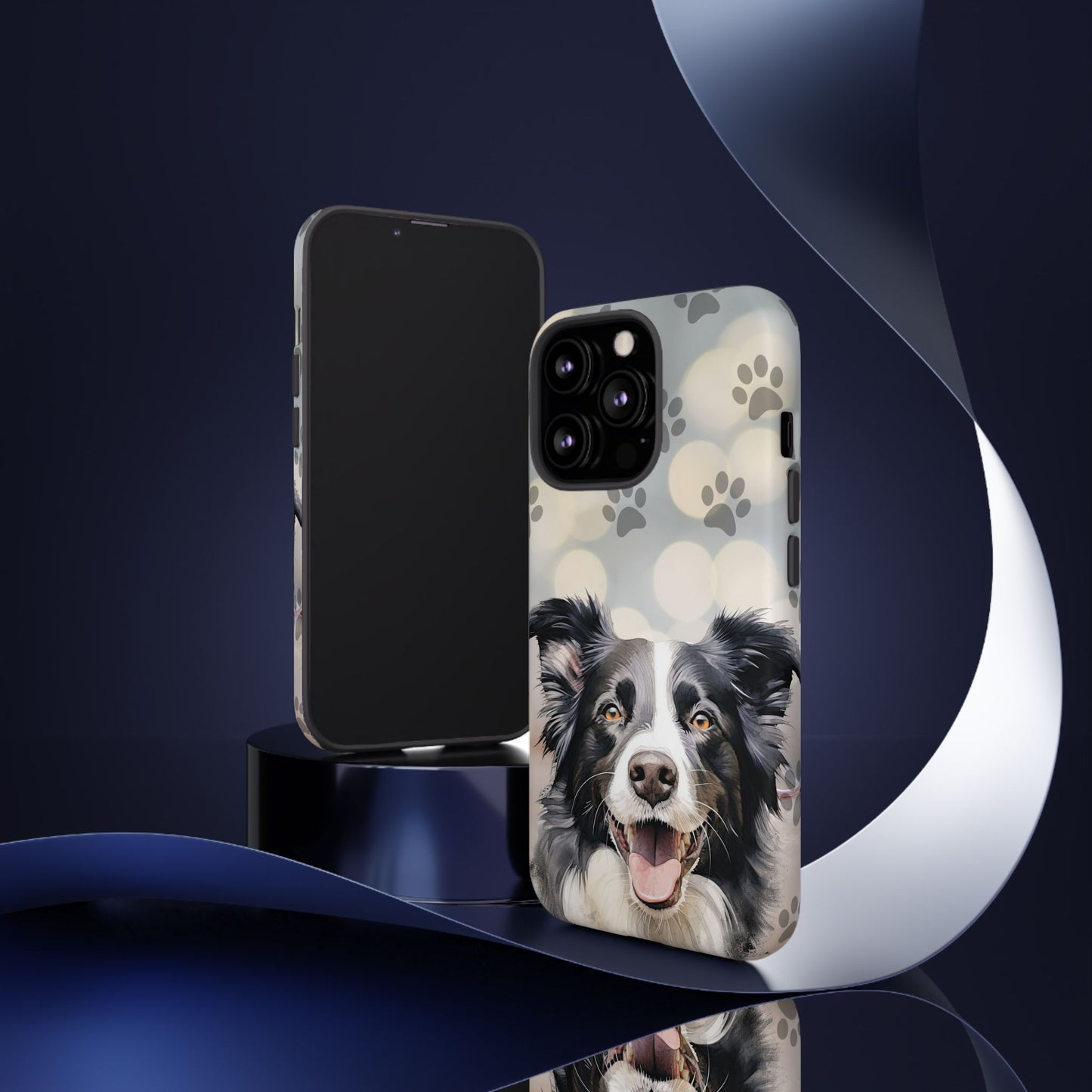Border Collie Phone Case by Tough Cases (Apple iPhone, Samsung Galaxy, and Google Pixel)